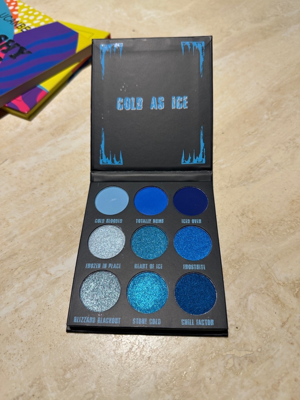 BH Cosmetics Sub-Zero Poison Shock Black Eyeshadow Palette